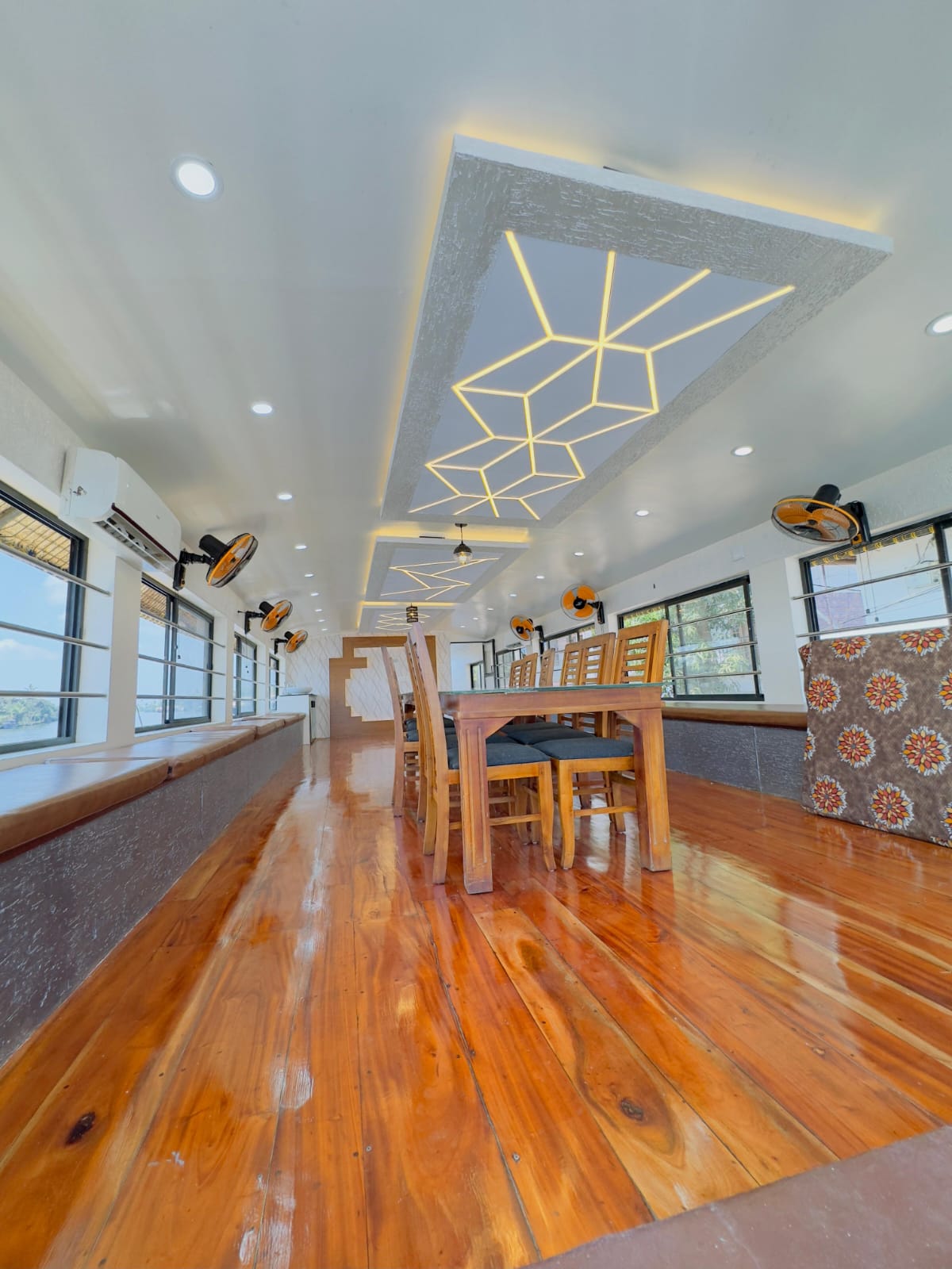 Houseboat interior