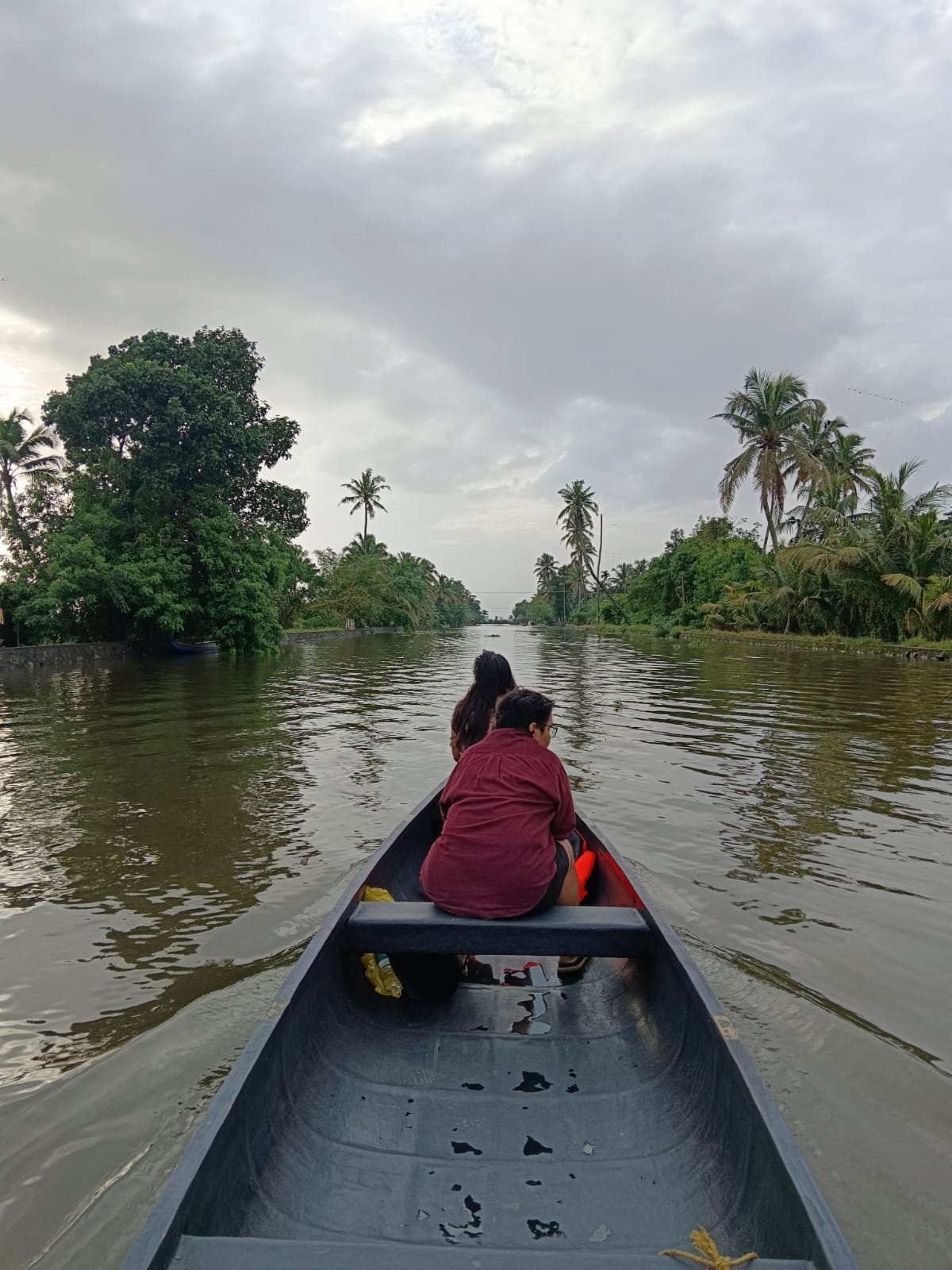 Group kayaking adventure